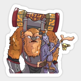 Earthshaker and Witchdoctor Dota 2 Sticker